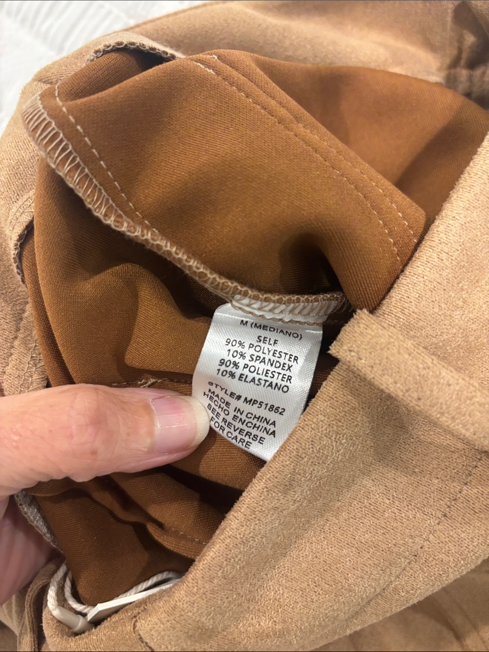 Lovelo Women’s Suede-Like Wide Leg Pants Medium - Picture 7 of 8